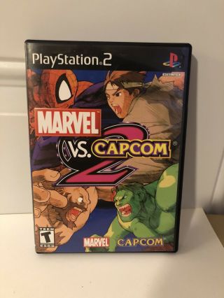 Marvel Vs Capcom 2 - Ps2,  Rare,  Rare Complete Cib
