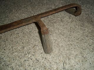 Antique Vintage 33” Hay Knife or Ice Saw Old Primitive Farm Tool 3