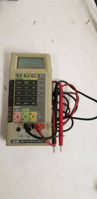 Fluke 8060a True Rms Multimeter With Leads