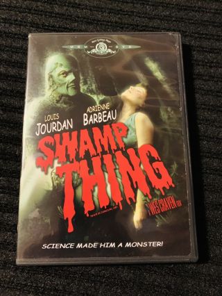 Swamp Thing Dvd 1982 Rare Scary Halloween Horror Movie