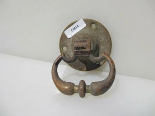 Vintage Brass Loop Drawer Lever Pull Handle Gate Cupboard Jetty Wall Tie Antique