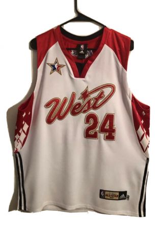 Rare Adidas 2007 Nba All Star Game Las Vegas Kobe Bryant 24 Lakers Jersey Sz 48