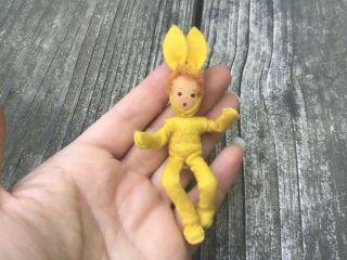 Vintage Baps Edith Von Arps Germany Fairy Tale Nursery Rhyme Yellow Bunny Doll