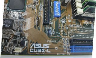Asus CUBX - L Socket 370/Intel Celeron 700/Video/RAM/Sound/LAN RARE SET 2