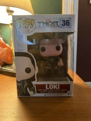 Funko Pop Marvel: Loki From Thor: The Dark World 36 Rare And Vaulted