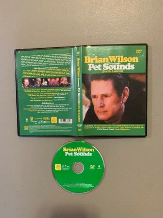 Brian Wilson Presents Pet Sounds Live In London Dvd Rare Oop 2003