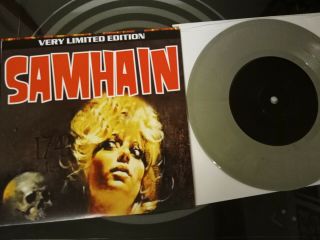 Samhain 7 " Colored Vinyl Rare Punk Metal W/ Fold Out Poster And Fold Out Sleeve