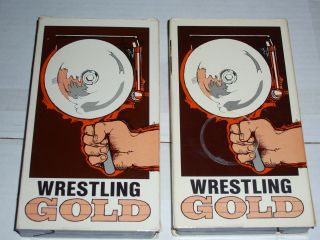 Wrestling Gold (vhs) 1988,  Kit Parker Films,  Vol.  1 & Vol.  3,  Very Rare