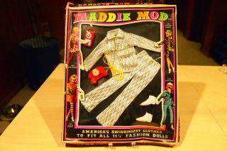 Vintage Maddie Mod 1734 (swinging Silver) Fashion Nrfb Mego 60s 70s Barbie Clone