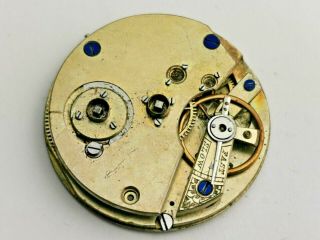 Antique Pocket Watch Movement For Repair,  Antique Pocket Watch Movement