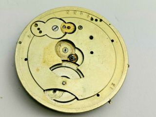 Antique Pocket Watch Movement for Repair,  Antique Pocket Watch Movement 3