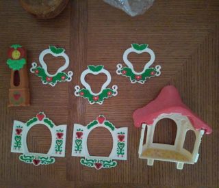 Vintage Berry Happy Home Strawberry Shortcake Doll House Dollhouse Parts 1983 2