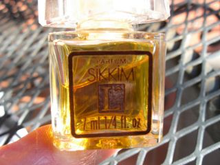 Vintage Rare Lancome Sikkim 1/4 Oz 7 Ml Eau De Parfum