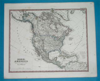 1869 Map Texas United States California Fkirida Cuba Mexico Canada