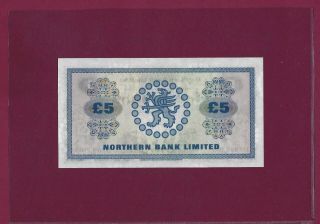 Ireland Northern Bank 5 POUNDS 1976 P - 188 UNC RARE KEY DATE 2
