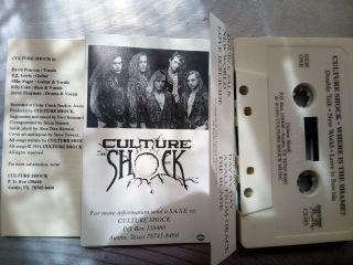 Culture Shok Demo Private Hair Metal Glam Rare Cassette 1991