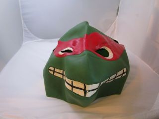 1988 Tmnt Teenage Mutant Ninja Turtles Raphael Play /halloween Rubber Mask Rare