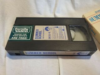 Summer School (VHS,  1987) FORMER RENTAL VERY RARE 3