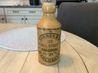 Rare Vintage G.  Barnes & Son Ginger Beer Bottle