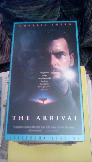 The Arrival Rare Letterbox Edition 1996 Vhs Sci - Fi Alien Horror Charlie Sheen