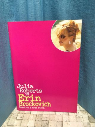 Julia Roberts Is Erin Brockovich Japanese Movie Program Book Rare