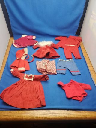 Great Group Of Vintage Vogue Ginny Doll & Others Clothes Some Tagged (i)