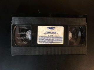 Street Trash VHS Lightning Video Rare OOP HTF Gore Horror Splatter 1987 3