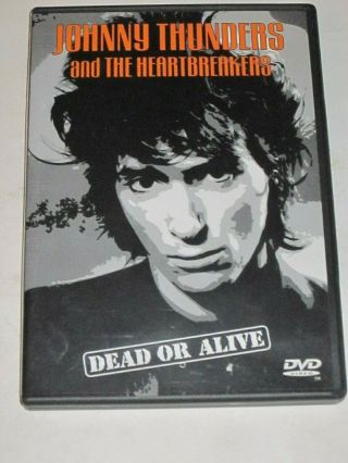 Johnny Thunders - Dead Or Alive Dvd Nm - Rare In Us