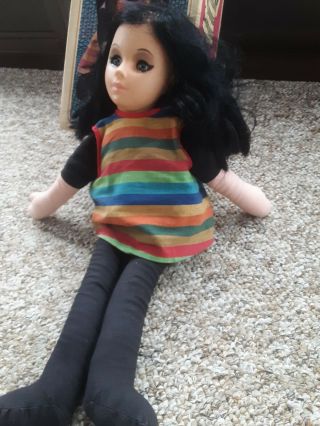 RARE Vintage 1964 Mattel Brunette Scooba Doo Doll with Box not talking 2
