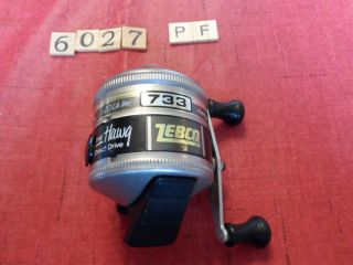 T6027 Pf Zebco 733 The Hawg Fishing Reel Made In The Usa
