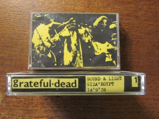 Grateful Dead - Sound & Light Egypt 1978 - Rare Live Cassette - Ex