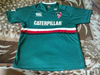Rare Rugby Shirt - Leicester Tigers Home 2013 - 2014 Size Xl