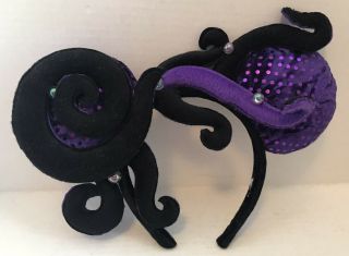 Disney Parks The Little Mermaid Ursula Minnie Mickey Ears Retired And Rare