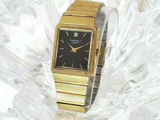 Vintage Caravelle By Bulova P6 Quartz Womens Gold - Tone Watch (213)