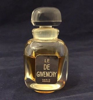 Rare Vintage Le De Givenchy Perfume Splash Circa 1960 - 1970