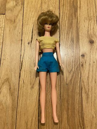 Vintage Barbie Clone 1960’s Uneeda Suzette Red Head Bubble Cut 11.  5 Inches