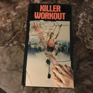 Killer Workout 1987 Vhs Rare Horror Movie Vhs Tape From The 80s