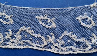 An 82 " (210cm) Length Of Victorian Lille Lace - For Study