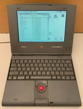 Vintage Apple Macintosh Powerbook Duo 230; Model M7777; Rare ;,  Work Fine