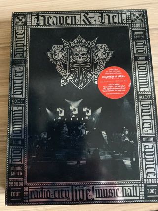 Heaven And Hell Live At Radio City Hall Dvd/cd Rare With Dio Photos