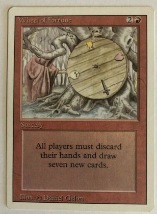 Wheel Of Fortune Revised Magic The Gathering