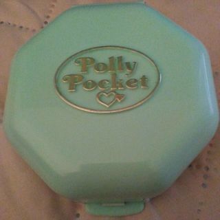 Polly Pocket • Bluebird • Vintage • 1990 • Green • School With 2 Dolls