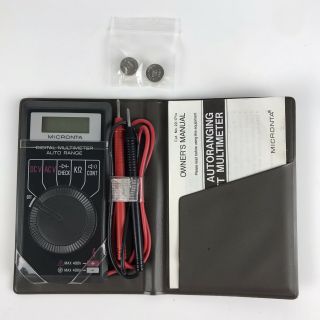 Radio Shack Micronta 22 - 171a Lcd Digital Autoranging Pocket Multimeter,  Battery