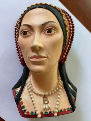Anne Boleyn Bosson Head - Rare Find Vintage,  1986.