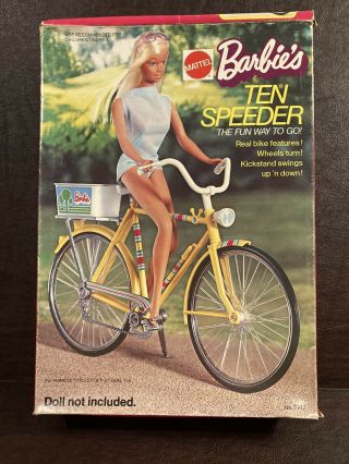 1973 Barbie Ten Speeder Bicycle 10 Speed Bike