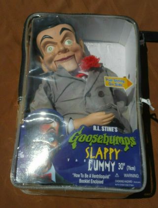 Vintage 90s 2000 Goosebumps Slappy The Dummy Ventriloquist Doll R.  L.  Stine Rare