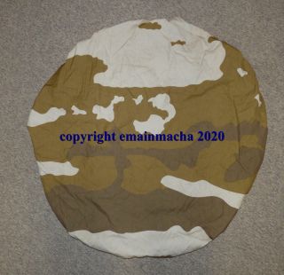 Rare Us Army Natick Labs Experimental Three - Color Snow Camouflage Pack Cover