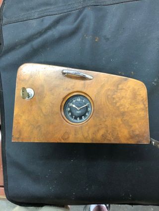 Rare Bentley Mk Vi,  R Type Lhd Glove Box Door With Clock And Lock
