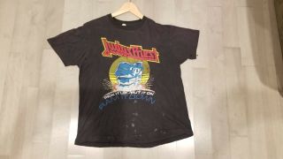 Rare Vintage Judas Priest Ram It Down Tour Concert T - Shirt Cinderella