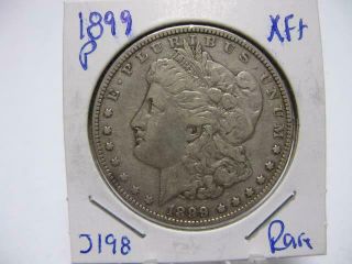 Very Rare 1899 P Morgan Dollar Xf,  Estate Coin J198